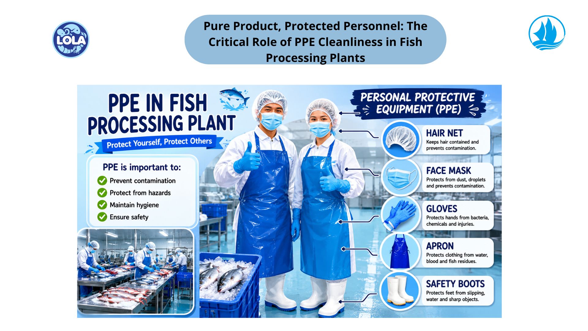Pure Product, Protected Personnel: The Critical Role of PPE Cleanliness in Fish Processing Plants